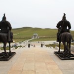 Genghis Khan Statue View from base