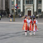Sukhbaatar Square Costume Girls