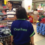 Tesco's special forces... Clean Force