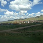 A settlement we passed by near Ulan Bator.