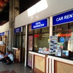 Car rental counters