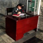 Pyongyang Station Guard Desk
