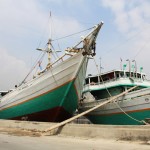 Sunda Kelapa Ships Green