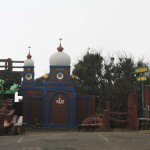 The mosque at the top of the volcano