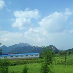 Beautiful views on the drive to Shenyang.