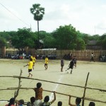 A soccer game