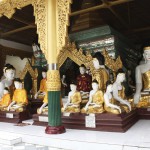Shwedagon Pagoda Buddhas