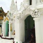 Shwedagon Pagoda Monk with Sunglasses