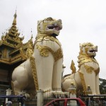 Shwedagon Pagoda Statues