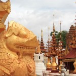 Shwezigon Pagoda Gold Lion