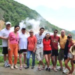 St Lucia Sulfur Spring Our Group