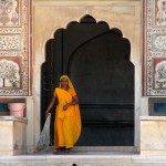 Amer Fort Cleaning Lady