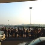 Dhaka Airport Crowds