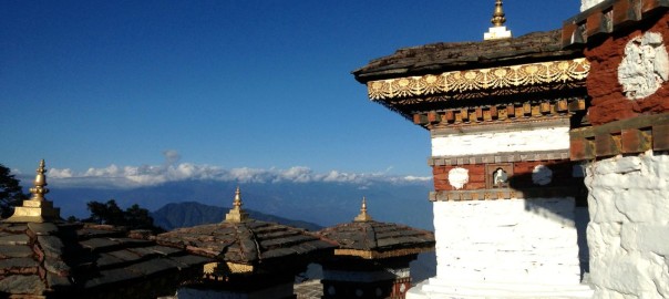 Dochula Pass 108 Stupas Himalayas Header