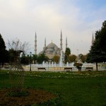 Istanbul Blue Mosque Garden