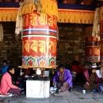 Memorial Chorten Prayer Wheels Thimphu Bhutan