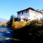 Paro Dzong and River Bhutan