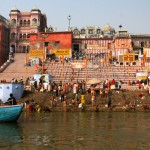 Varanasi Ghat Bathers