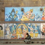 Varanasi Mural and Musician