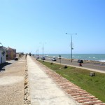 Cartagena City Wall view of Sea