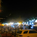 New Years in Cartagena Street Party Lights