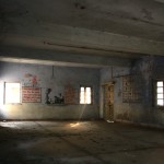 Inside of an abandoned school