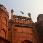 Red Fort Delhi Gate Flag