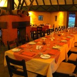 Colca Lodge Restaurant Table