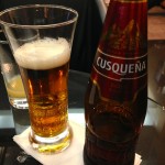 Cusquena! Peruvian beer