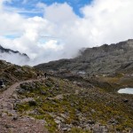 Lares Trek Day 2 Path in Clouds