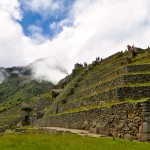 Machu Picchu Terraces Side View