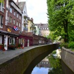 Dusseldorf Altstadt Canal