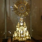 Gold plated monstrance