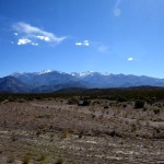 Mendoza to Santiago Andes in Distance