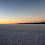 Uyuni Salt Flats Sunset Color
