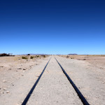 Uyuni Train Cemetery Rail Tracks