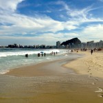 Copacabana Beach sea