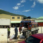 Haiti Dominican Republic Border Bus People