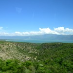 Haiti Road Scene Lake