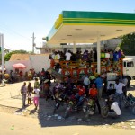 Port-au-Prince Street Scene Gas Station