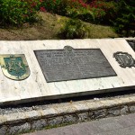 Dominican Republic Santo Domingo Ciudad Colonial UNESCO plaque