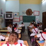 A peak into a Cuban school
