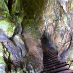 Stairs down to the Cuevas del Indio