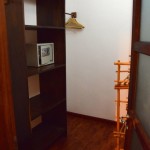 Walk in closet with safe