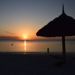 Zanzibar Nungwi Beach Sunset Umbrella