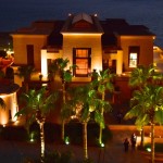 Kempinski Ishtar Dead Sea Resort Building Night