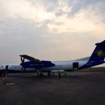 Debarking our Rwandair Flight