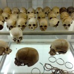 Rwanda Nyamata Church Display Skulls