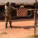 Ugandan border police