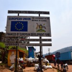 Uganda Border Sign